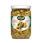 Asala Sliced Green Olive, Glass Bottle - 400g