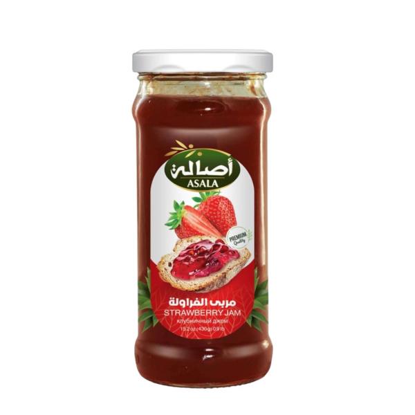 Asala Strawberry Jam, Glass Bottle - 430g