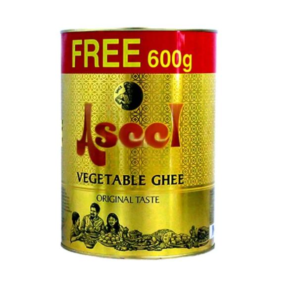 Aseel Vegetable Ghee - 4 Liter + 600 ml Free