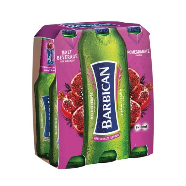 Barbican Pomegranate Non-Alcoholic Malt Beverage - 325 ml x 6