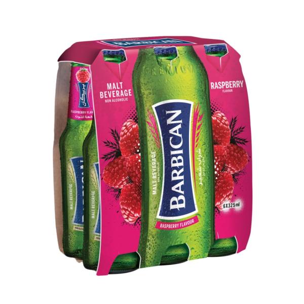 Barbican Raspberry Non-Alcoholic Malt Beverage - 325 ml x 6