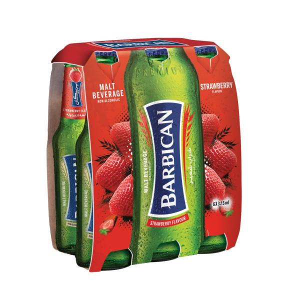 Barbican Strawberry Non-Alcoholic Malt Beverage - 325 ml x 6