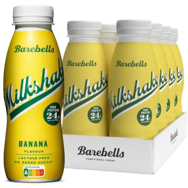 Barebells Protein Milkshake, Banana - 330 ml