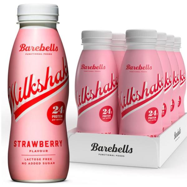 Barebells Protein Milkshake, Strawberry - 330 ml