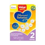 Bebelac 2 Nutri 7in1 Follow On Formula from 6 to 12 months - Value Pack 1200g