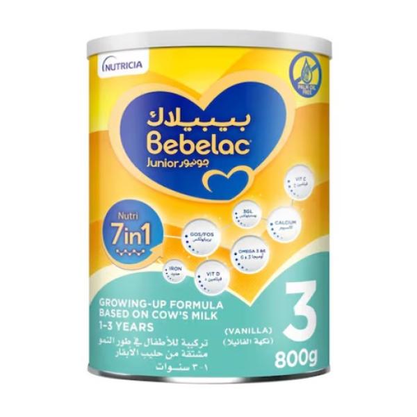 Bebelac Junior Nutri 7in1 Growing Up Formula from 1 to 3 years - 800g