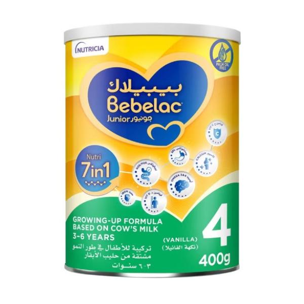 Bebelac Junior Nutri 7in1 Growing Up Formula from 3 to 6 years - 400g