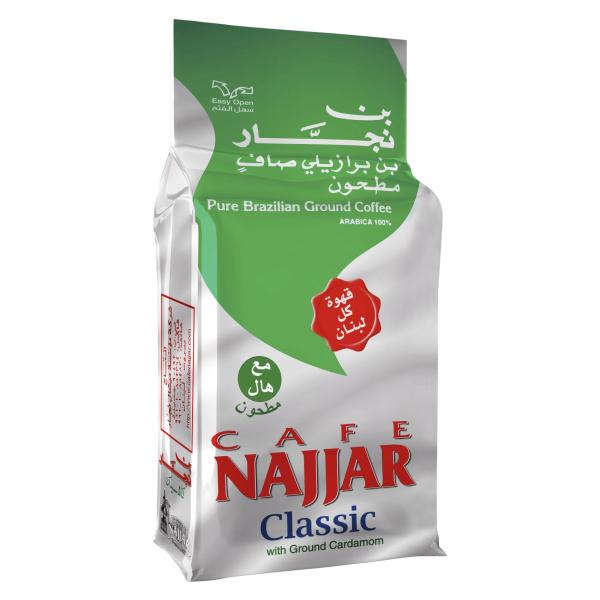 Cafe Najjar Classic Ground Coffee With Cardamom - 450g