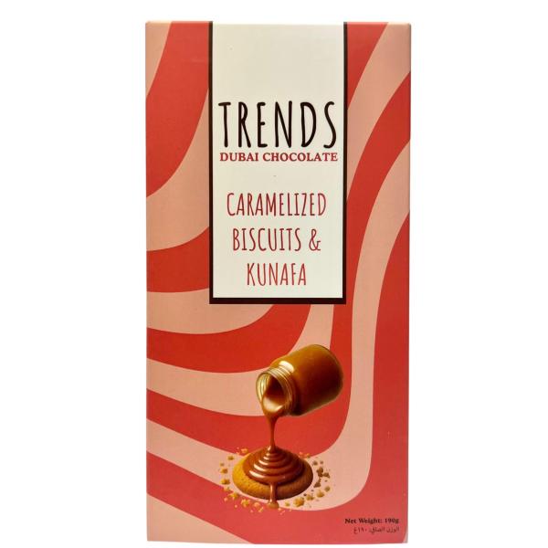 Trends Dubai Chocolate, Caramelized Biscuit & Kunafa - 190g