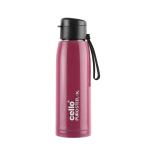 Cello Puro Steel X Cooper Water Bottle, Pink - 600 ml