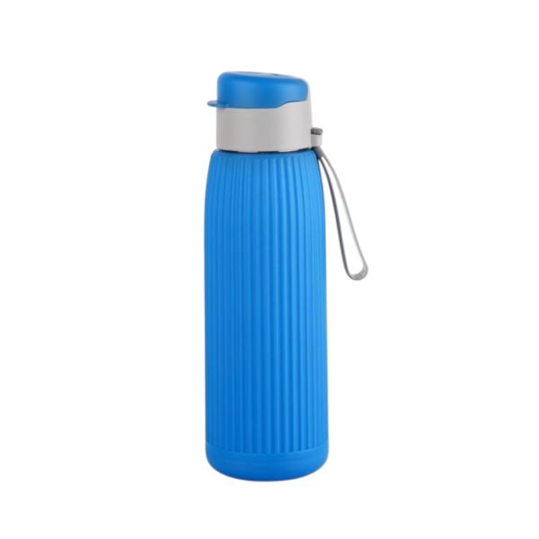 Cello Puro Steel X Volvo Water Bottle, Blue - 600 ml