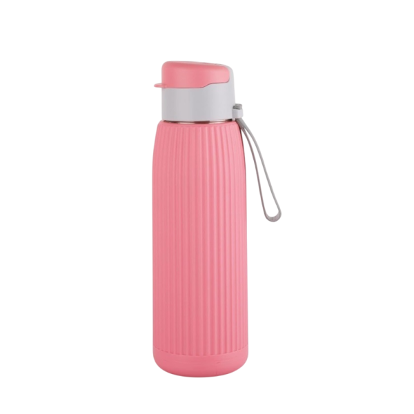 Cello Puro Steel X Volvo Water Bottle, Pink - 600 ml