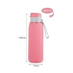 Cello Puro Steel X Volvo Water Bottle, Pink - 600 ml