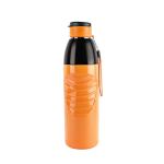 Cello Puro Steel X Zen Water Bottle, Orange - 600 ml
