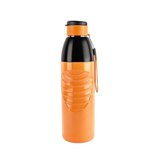 Cello Puro Steel X Zen Water Bottle, Orange - 600 ml