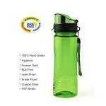 Cello Sportster Plastic Sports Bottle, Green - 700 ml