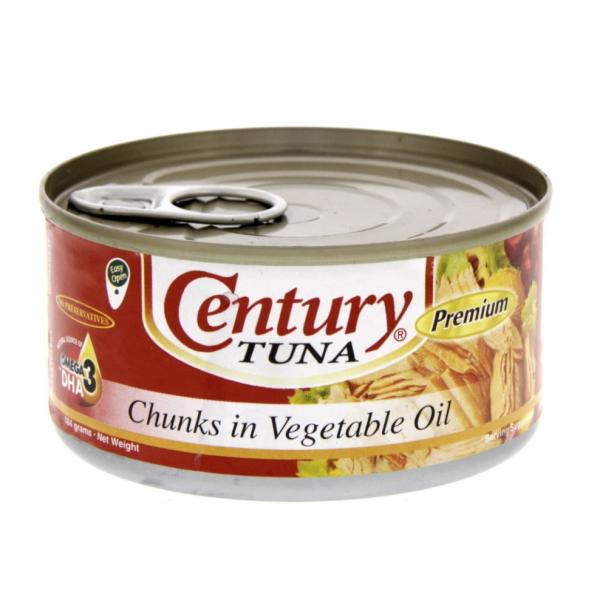 Century Tuna Chunks in Vegetable oil - 184g