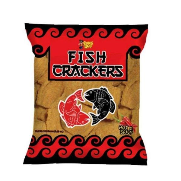 Chick Boy Fish Crackers, Hot & Spicy - 100g