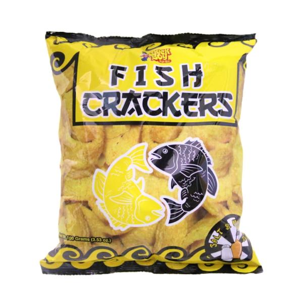 Chick Boy Fish Crackers, Salt & Vinegar - 100g