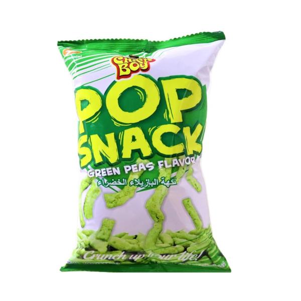 Chick Boy Pop Crunch, Green Peas Flavor - 100g