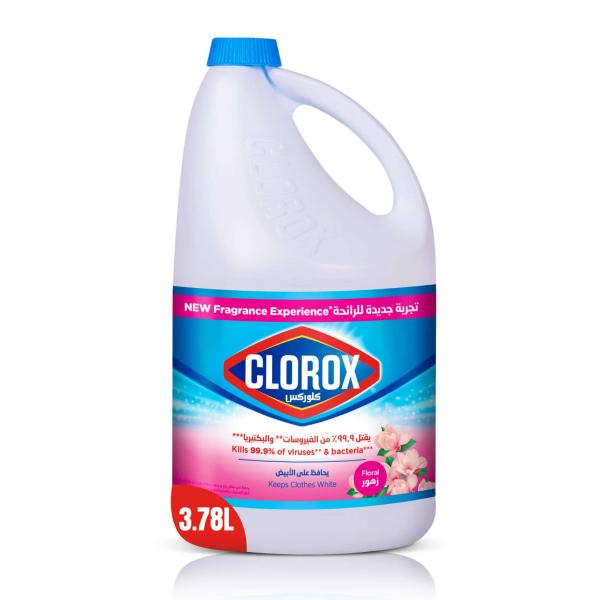 Clorox Bleach, Floral Scent- 3.78 Liter