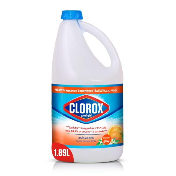 Clorox Bleach, Orange - 1.89 Liter