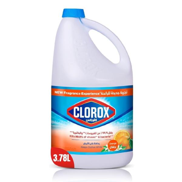 Clorox Bleach, Orange Scent- 3.78 Liter