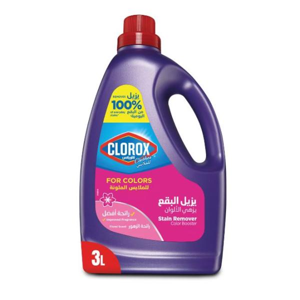 Clorox Clothes Stain Remover Color Booster, Floral - 3 Liter