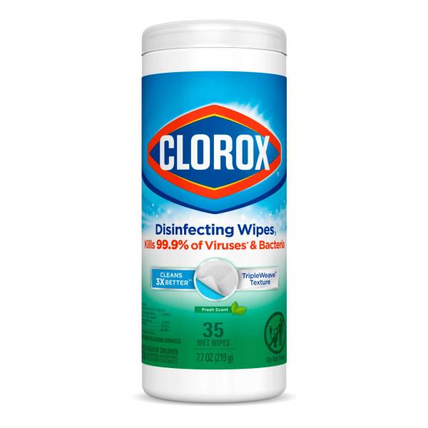 Clorox Disinfecting Wipes, Fresh Scent - 35 Wipes