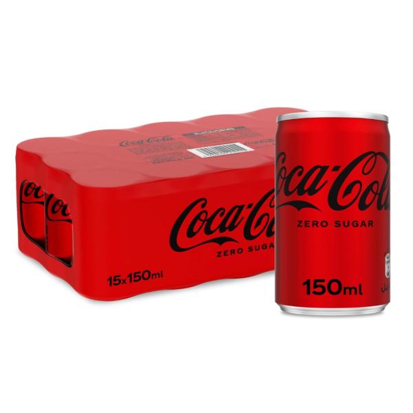 Coca-Cola Zero, Can - 150 ml x 15