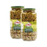 Crespo Sliced Green Olives, Jar - 890g