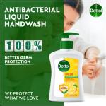 Dettol Fresh Liquid Hand Wash Soap Pump, Citrus & Orange Blossom Scent - 200 ml