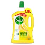 Dettol Lemon Antibacterial Power Floor Cleaner - 1.8 L