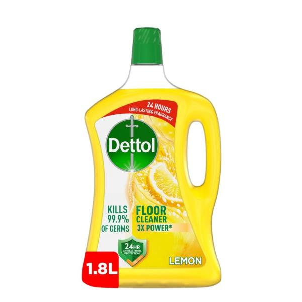 Dettol Lemon Antibacterial Power Floor Cleaner - 1.8 Liter