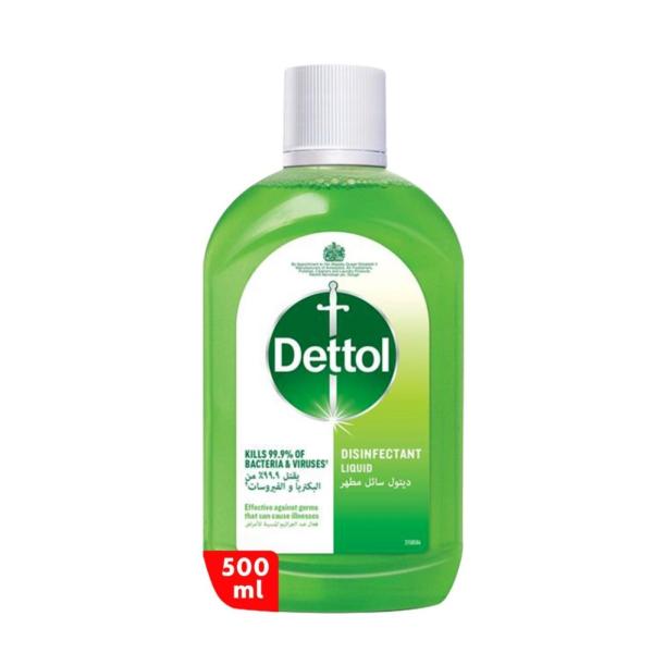 Dettol Liquid Antiseptic Disinfectant, Green - 500 ml