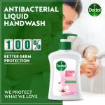 Dettol Skincare Liquid Hand Wash Soap Pump, Rose & Sakura Blossom Scent - 200 ml