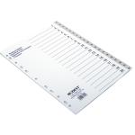 Divider 1-20 A4, Gray - 20 Sets