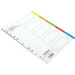 Divider 5 Color Tab, A4 - 50 Sets