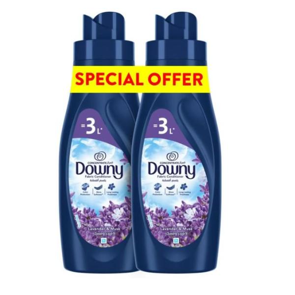 Downy Concentrate Lavender and Musk Variant - 1 Liter (Dual Pack)