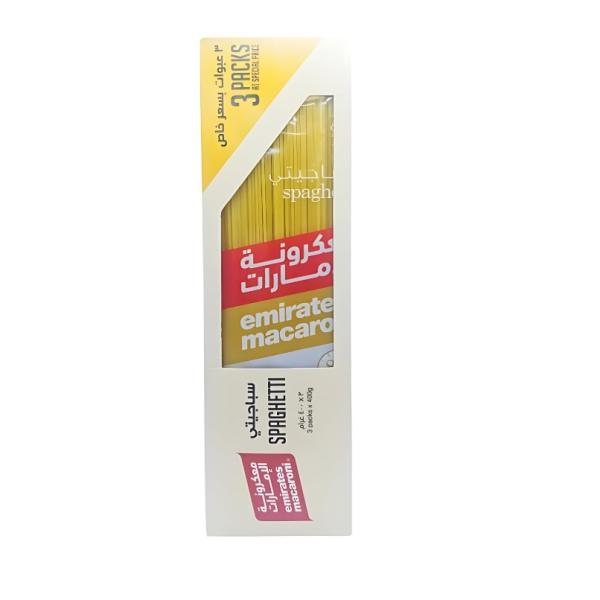 Emirates Macaroni Spaghetti- 400g (Pack of 3)