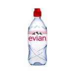 Evian Natural Mineral Water, PET bottle - 750 ml