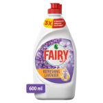 Fairy Refreshing Lavender, Dish Washing Liquid Soap - 600 ml (Triple Pack)