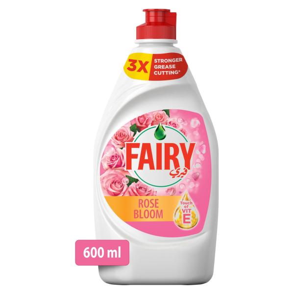 Fairy Rose Bloom, Dish Washing Liquid Soap - 600 ml