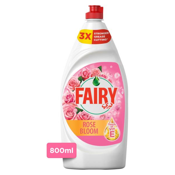 Fairy Rose Bloom, Dish Washing Liquid Soap - 800 ml