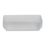 Falcon Anti-Fog Sushi Tray PET Lid , SS-10 - 50 pcs x 10