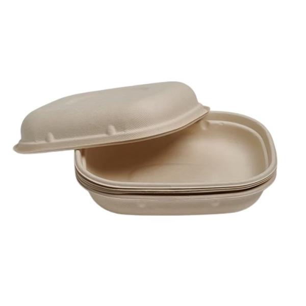 Falcon Bagasse Food Container, 1300 ml - 50 pcs x 6