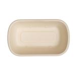 Falcon Bagasse Rectangle Container, 1200 ml - 125 pcs x 4