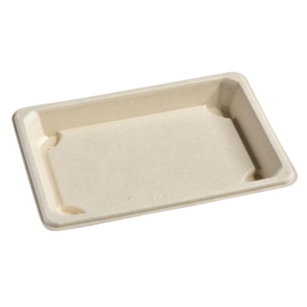 Falcon Bagasse Sushi Tray SS-08 - 50 pcs x 10