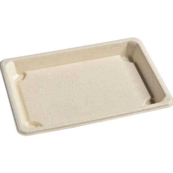 Falcon Bagasse Sushi Tray SS-15 - 50 pcs x 10