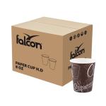 Falcon Brown Heavy Duty Paper Cup, 8 oz - 1000 pcs